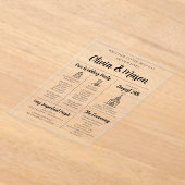 Élégant programme moderne Infographie Acrylique de (Poser)