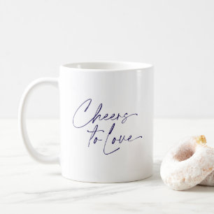 Elegant "Proost op de liefde" Koffiemok
