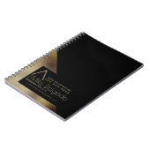 Elegant Property Manager Broker Home Business Notitieboek (Linkerzijde)