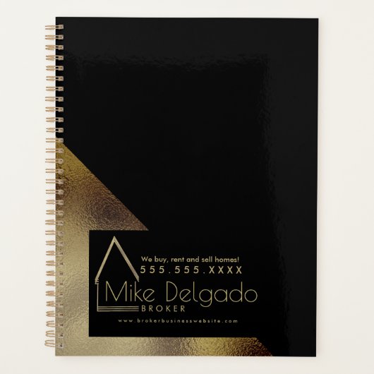 Elegant Property Manager Broker Home Business Planner (Voorkant)
