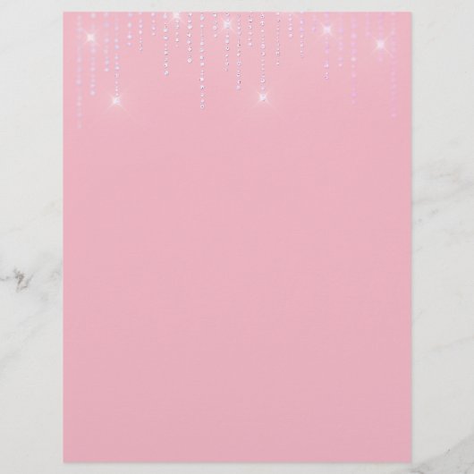 Élégant prospectus à blanc en or (Dos)