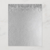 Elégant prospectus blanc argenté (Dos)