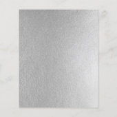 Elégant prospectus blanc argenté (Dos)