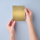 Elégant prospectus blanc or (main)