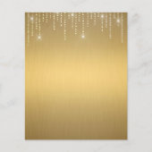 Elégant prospectus blanc or (Devant)