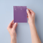 Elégant prospectus blanc or (main)