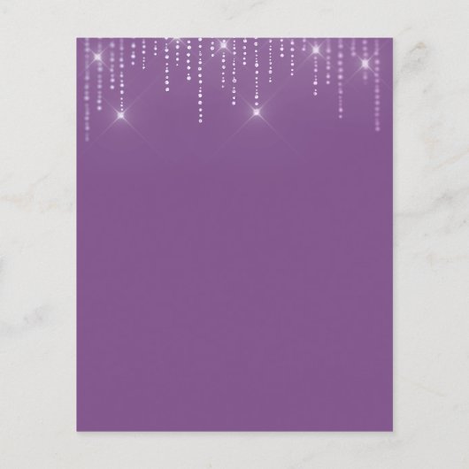 Elégant prospectus blanc or (Dos)