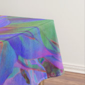 Elegant Psychedelic Decorative Dahlia Flower Tafelkleed (Voorbeeld)