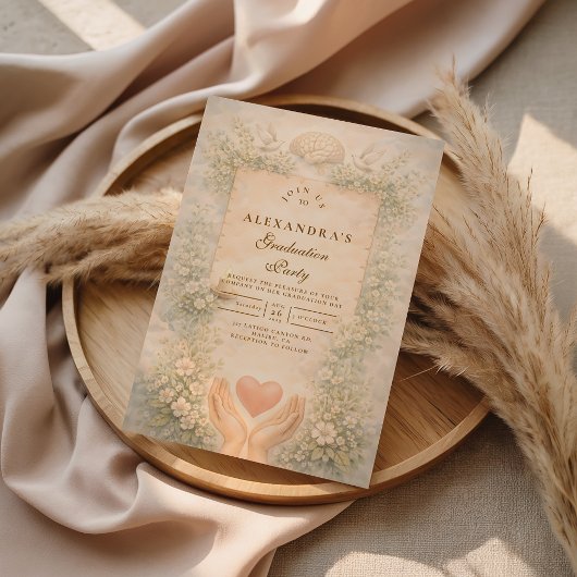 Elegant Psychology Graduate Kaart