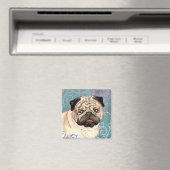 Elegant Pug Magneet (Insitu (Vaatwasser))