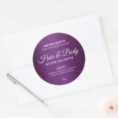 Élégant Purple Corps Beurre Beauté Étiquette cosmé (Enveloppe)