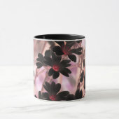 Elegant Purple Flowers Mok (Midden)