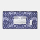 Elegant Purple Monochrome Damask Personalized (Clavier et souris)