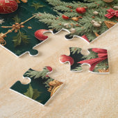 Élégant puzzle baroque de Noël (Côté)