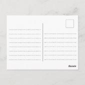 Elegant Quebec Canada Briefkaart (Achterkant)