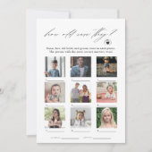 Élégant Quel Âge Ont Été Ils Photo Carte De Jeu (Devant)