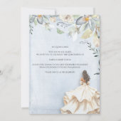 Elegant Quinceanera 15th Birthday Invitation (Dos)