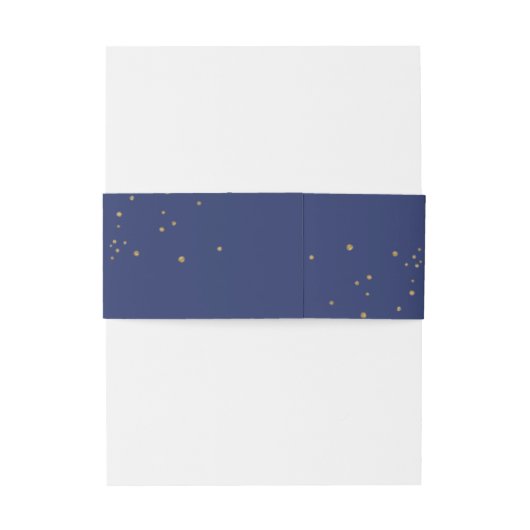 Elegant Quinceanera Script Royal Blue Uitnodigingen Wikkel (Achterkant Voorbeeld)