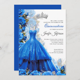 Elegant Quinceanera Uitnodiging