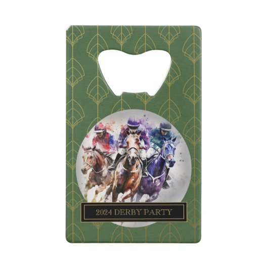 Élégant Race Horse Derby Party équestre (Devant)