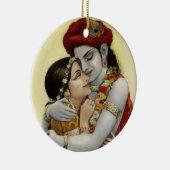 Elegant Radhey Krishna Love Keramisch Ornament (Rechts)
