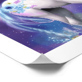 Elegant Rainbow Unicorn Poster (Hoek)