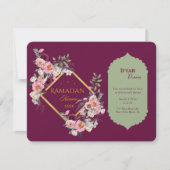 Elegant Ramadan Iftar Invitation 2026 Aankondiging (Voorkant)
