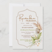 Elegant Ramadan Mubarak Iftar & Dinner Invitation (Devant)