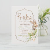 Elegant Ramadan Mubarak Iftar & Dinner Invitation (Debout devant)