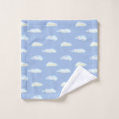 Élégant Raphael Cherub sur Sky Blue Bath Serviette (Gant de toilette)
