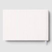 Élégant Rayé de Rose Minimaliste (Verso)