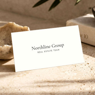 Elegant Real Estate Group Luxe Moderne Branding Visitekaartje