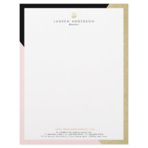 Elegant Realtor Broker Letterhead Briefpapier