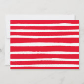 Elégant Red Corporate Christmas Party Invitation (Dos)