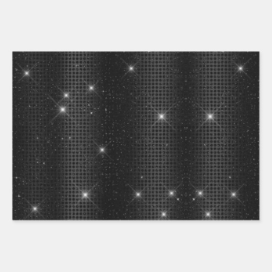 Elegant red faux goudglitter marmer inpakpapier vel (Voorkant 3)