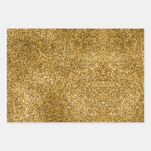 Elegant red faux goudglitter marmer inpakpapier vel (Voorkant 2)