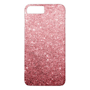 Elegant Red Glitter Luxury iPhone 8 Plus / 7 Plus Hoesje