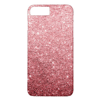 Elegant Red Glitter Luxury iPhone 8 Plus / 7 Plus Hoesje