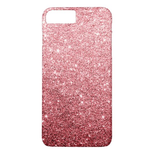 Elegant Red Glitter Luxury Case-Mate iPhone Case (Achterkant)