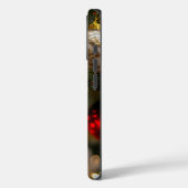 Elegant Red Gold Christmas Holiday Tree Case-Mate iPhone Case (Achterkant / Links)