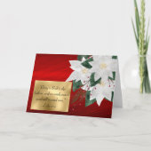 Elegant Red Gold Religious Florence Feestdagen Kaart (Voorkant)