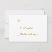 Elégant Red Holly Noel Mariage RSVP (Dos)