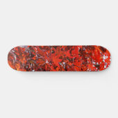 Elegant Red Japanner Leaves Skateboard (Horizontaal)