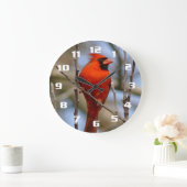 Elegant Red Kardinaal Grote Klok (Huis)