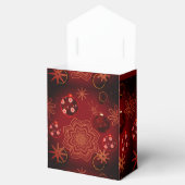 Elegant Red Merry kerst Bedankdoosjes (Geopend)