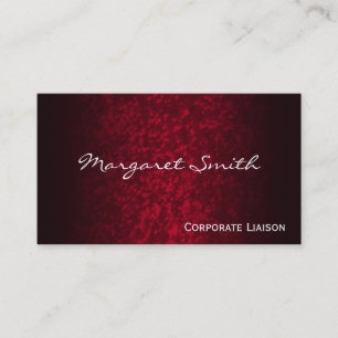 Elegant Red Professional-Visitekaartjes Visitekaartje