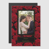 Elegant Red Rose - Aangepaste foto (Voorkant / Achterkant)