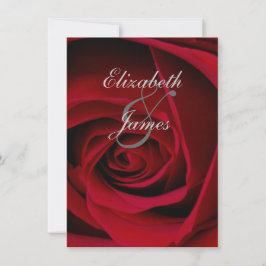 Elegant Red Rose Kaart