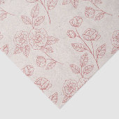 Elegant Red Rose Paper Chintz tissuepapier (Detail)