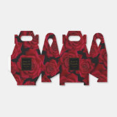 Elegant Red Rose - Wedding Bedankdoosjes (Uitgevouwen)